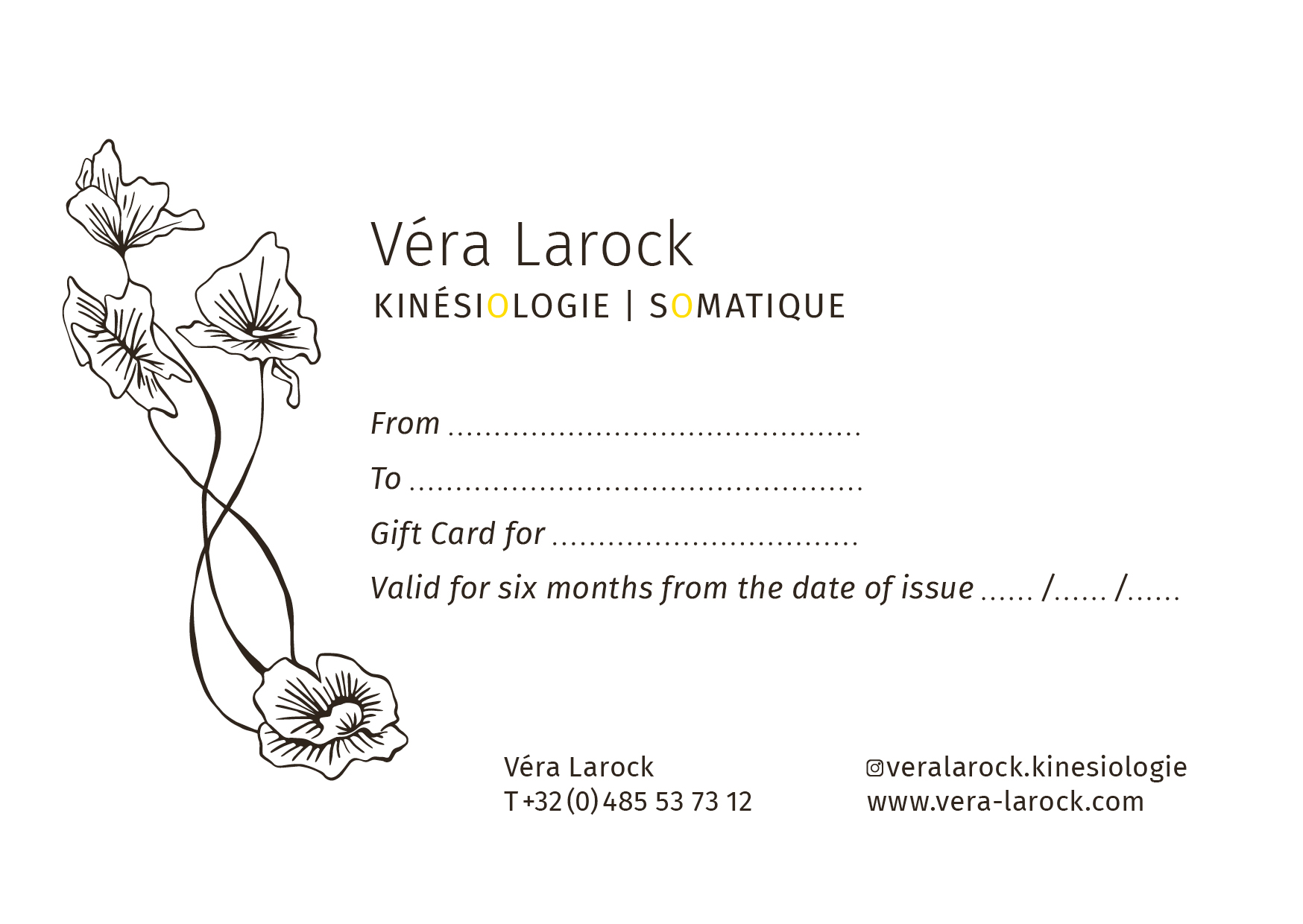 Gift Card Véra Larock